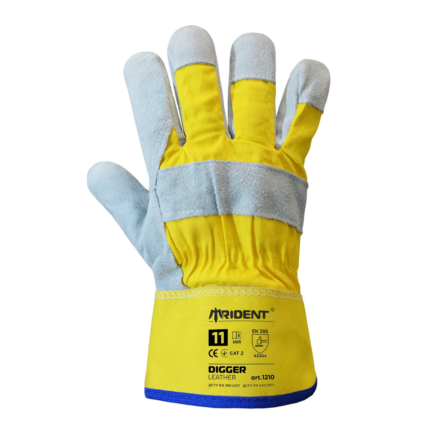 Рукавички спилкові комбіновані TRIDENT DIGGER 1210